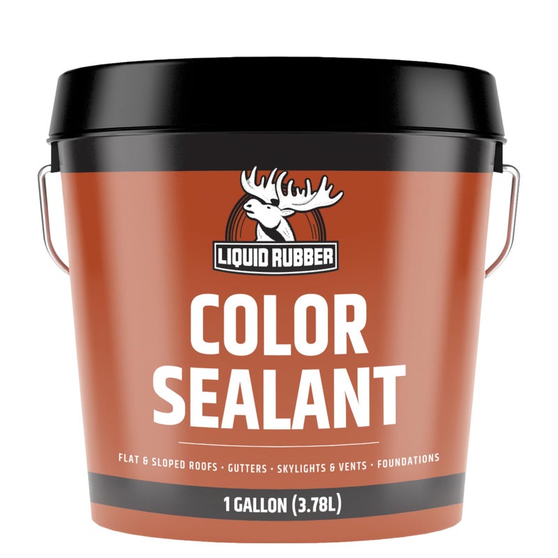 Liquid Rubber Color Sealant - Waterproof Indoor and Outdoor Leak Repair Coating  Multi-Surface Rubber Paint  Durable Sealer for Roofs  Hunter Green  1 Gallon - Image 1